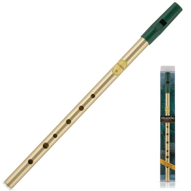 Hovedbilde Feadog FW01 blikkfløyte, D-dur, messing