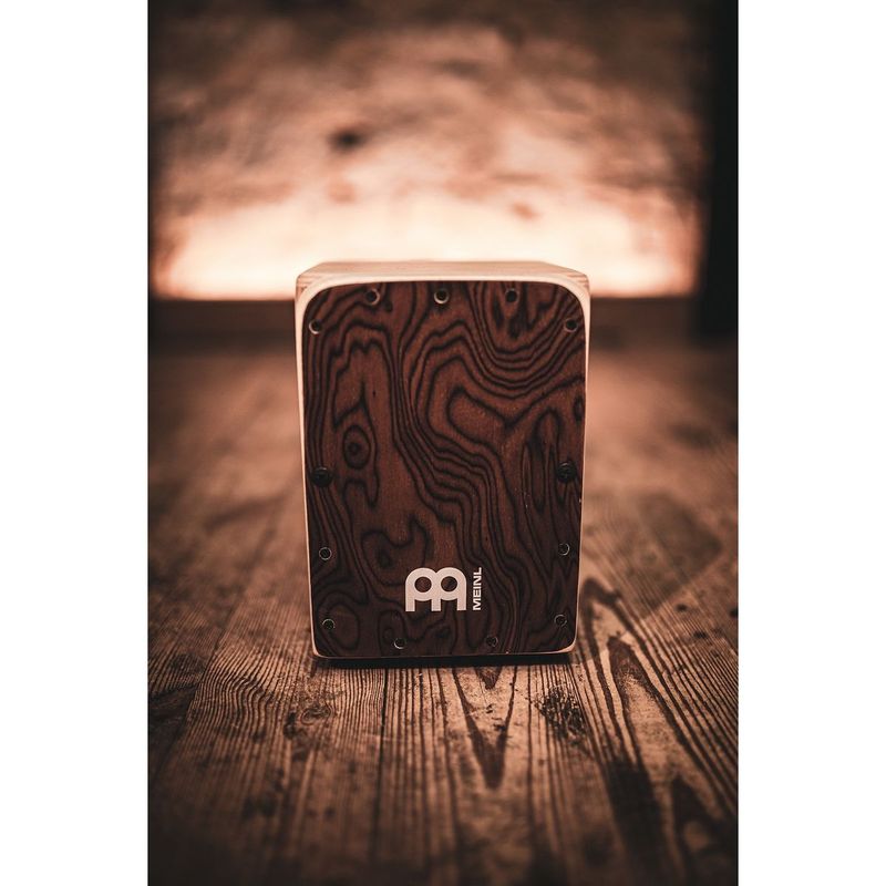 Meinl Percussion MC1BW Mini Cajon, Burl Wood