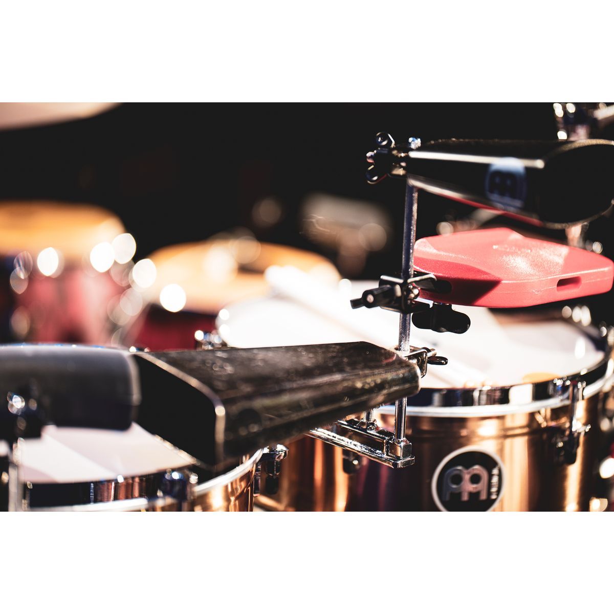 Meinl MPE4R Percussion Block – Low Pitch, Rød