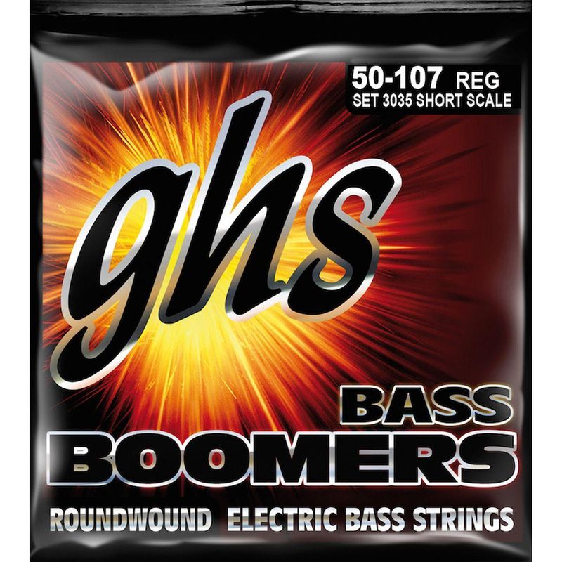GHS Bass Boomers 3035 basstrenger Short Scale Regular 50-107