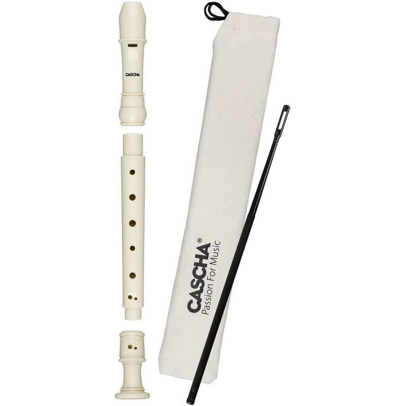 Cascha EH-3909 Blokkfløyte av plast, barokkgrep