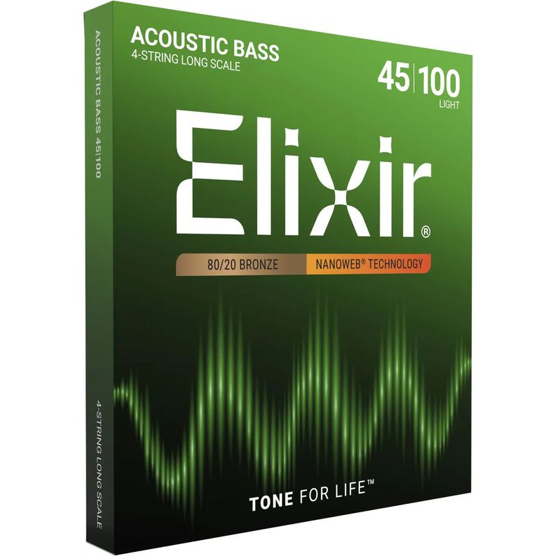 Elixir 14502 Nanoweb Acoustic Basstrenger