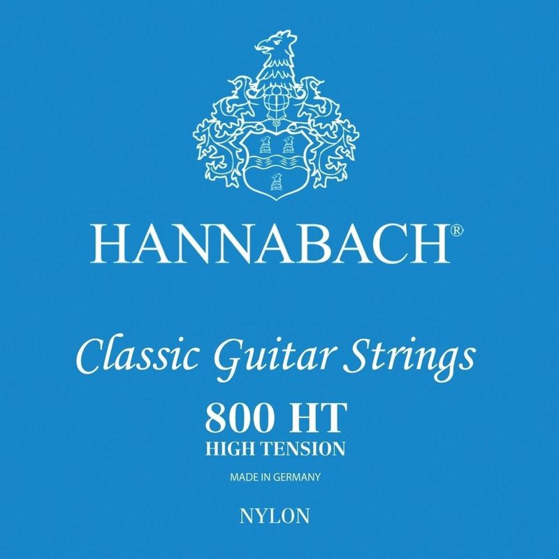 Hannabach 800 HT Strengesett klassisk gitar, High Tension