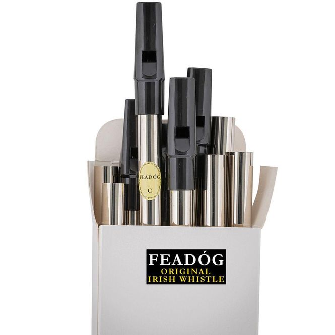 Hovedbilde Feadóg FW23 Blikkfløyte, C-dur, nikkel, 10-pakning
