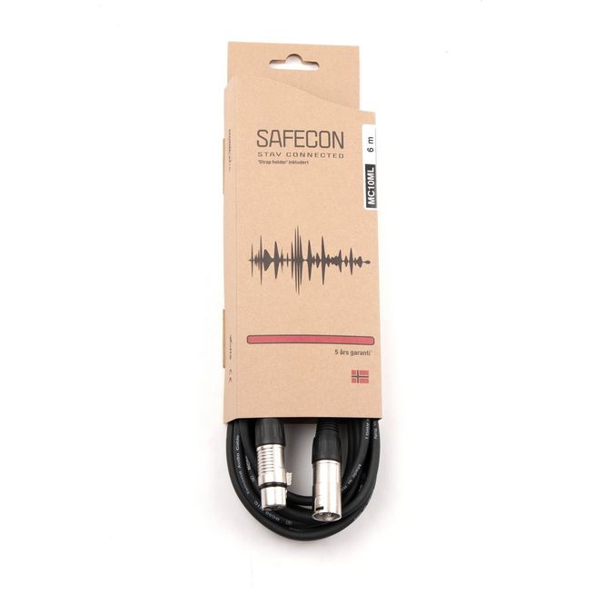 Hovedbilde Safecon MC50 (MC10GD) Mikrofonkabel XLR 6m